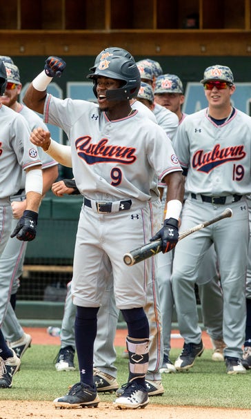 Auburn beats UNC 14-7 to return to College World Series